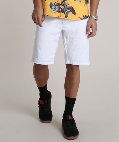 Bermuda-de-Sarja-Masculina-Slim-com-Bolsos-Off-White-9753247-Off_White_1