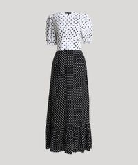 Vestido-Feminino-Mindset-Longo-Bicolor-Estampado-de-Poa-Manga-Curta-Preto-9843828-Preto_5