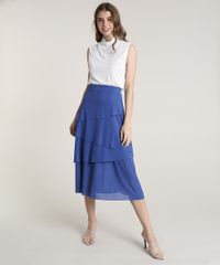 Saia-Feminina-Mindset-Midi-Texturizada-em-Camadas-Assimetricas-Azul-9837420-Azul_3