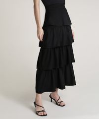 Saia-Feminina-Mindset-Longa-em-Camadas--Preta-9838349-Preto_1