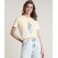 T-Shirt-Feminina-Mindset-Dorothy-O-Magico-de-Oz-Manga-Curta-Decote-Redondo-Amarela-Claro-9832028-Amarelo_Claro_1