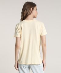T-Shirt-Feminina-Mindset-Dorothy-O-Magico-de-Oz-Manga-Curta-Decote-Redondo-Amarela-Claro-9832028-Amarelo_Claro_2