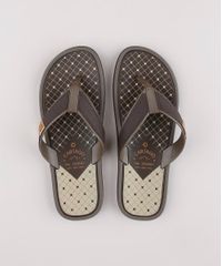 Chinelo-Masculino-Cartago-Estampado-Xadrez-Marrom-9824210-Marrom_1