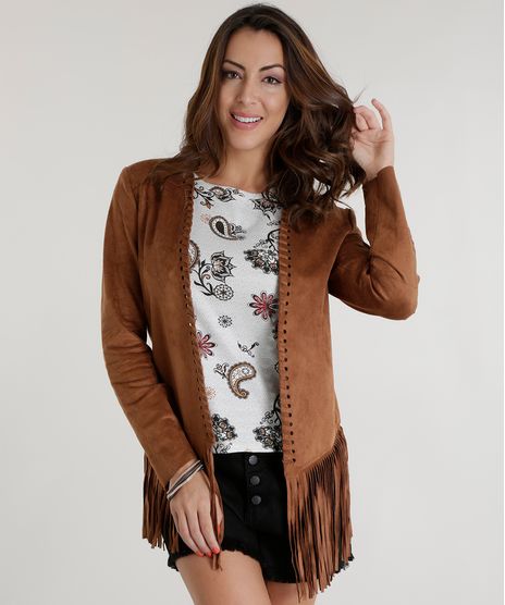 Capa-em-Suede-com-Franjas-Caramelo-8466888-Caramelo_1