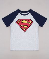 Camiseta-Infantil-Super-Homem-Raglan-Manga-Curta-Cinza-Mescla-Claro-9730711-Cinza_Mescla_Claro_1