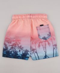 Bermuda-Surf-Infantil-Estampada-de-Coqueiros--Laranja-Claro-9765552-Laranja_Claro_2