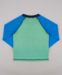 Camiseta-de-Praia-Infantil-Raglan-Peixe-Manga-Longa-Verde-9743258-Verde_2
