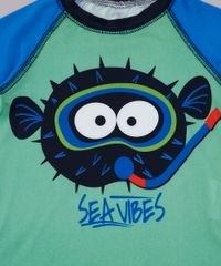 Camiseta-de-Praia-Infantil-Raglan-Peixe-Manga-Longa-Verde-9743258-Verde_4