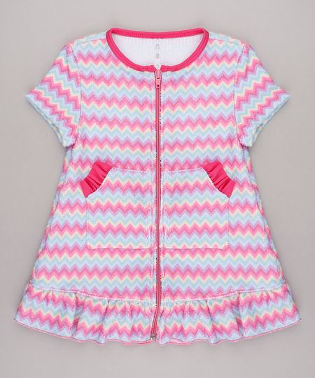 Saida-de-Praia-Infantil-Estampada-Chevron-com-Babado-Manga-Curta-Pink-9524512-Pink_1