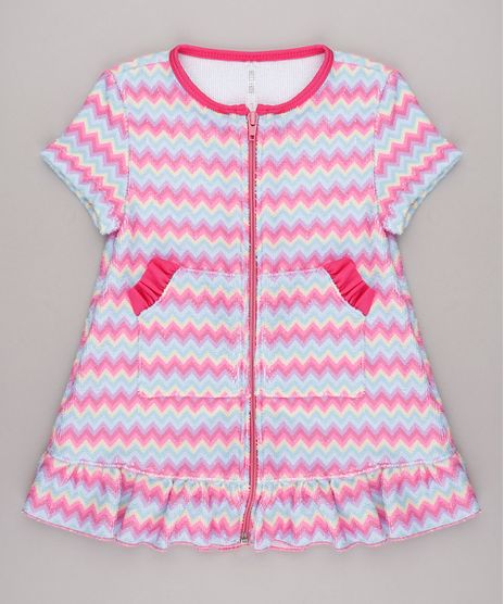 Saida-de-Praia-Infantil-Estampada-Chevron-com-Babado-Manga-Curta-Pink-9524512-Pink_1