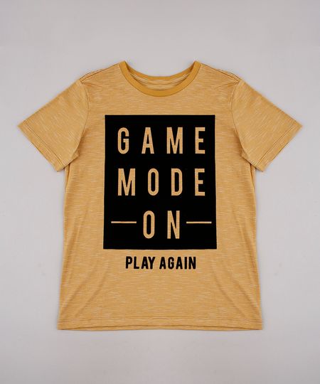 Camiseta-Infantil--Game-Mode-On--Manga-Curta-Mostarda-9768854-Mostarda_1 Camiseta-Infantil--Game-Mode-On--Manga-Curta-Mostarda-9768854-Mostarda_1