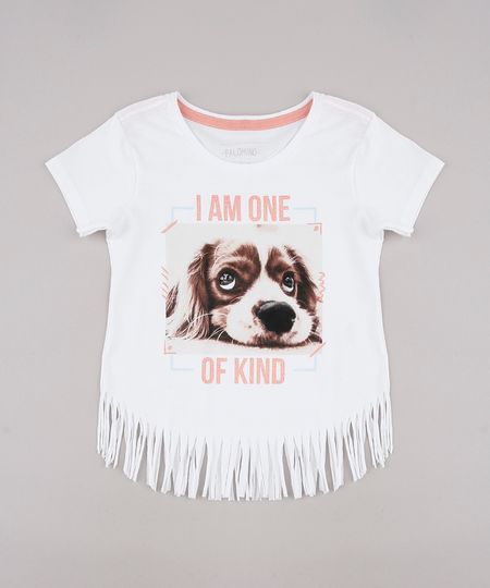 Blusa-Infantil--I-am-One-of-Kind--com-Franjas-Manga-Curta-Off-White-9742317-Off_White_1