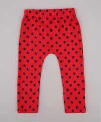 Calca-Infantil-Estampada-de-Estrelas--Vermelha-9586962-Vermelho_2