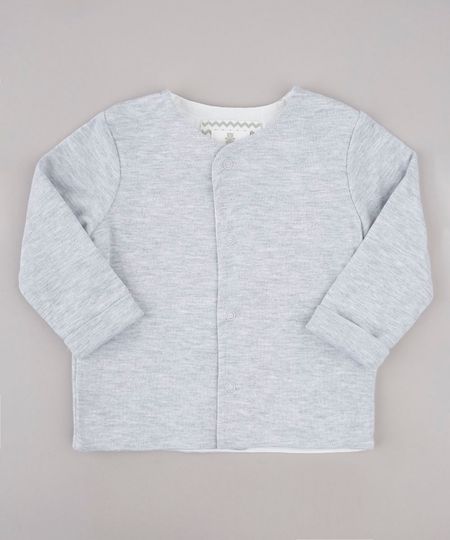 Cardigan-Infantil-Manga-Longa-Cinza-Mescla-Claro-9584564-Cinza_Mescla_Claro_1