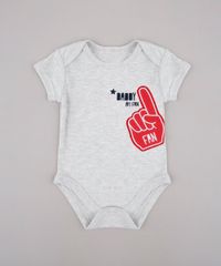 Body-Infantil--Daddy--1-Fan--Manga-Curta-Cinza-Mescla-Claro-9586958-Cinza_Mescla_Claro_1