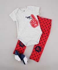 Body-Infantil--Daddy--1-Fan--Manga-Curta-Cinza-Mescla-Claro-9586958-Cinza_Mescla_Claro_3