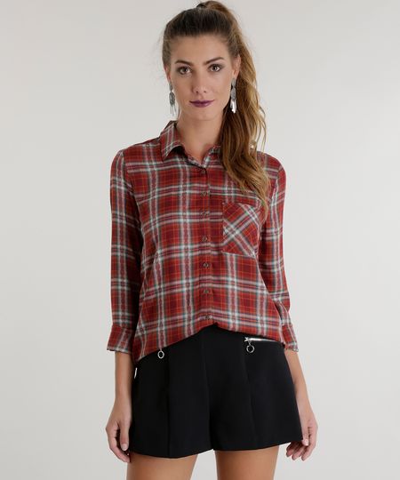 Camisa-Xadrez-Vinho-8459250-Vinho_1 Camisa-Xadrez-Vinho-8459250-Vinho_1