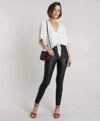 Calca-Legging-Feminina-Cintura-Alta-Resinada-com-Friso-Preta-9439347-Preto_3