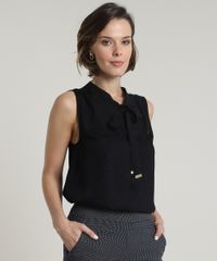 Regata-Feminina-Animal-Print-Onca-com-Gola-Laco-Preta-9415975-Preto_1