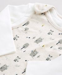 Conjunto-de-Camiseta-Manga-Longa-Off-White---Macacao-Estampado-de-Bichos-Sem-Manga-Bege-Claro-9599148-Bege_Claro_3