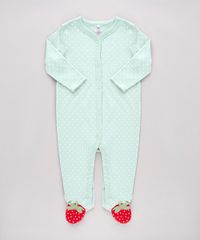 Macacao-Infantil-Morango-Estampado-de-Poa-Manga-Longa-Verde-Claro-9586903-Verde_Claro_1