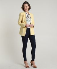 Calca-Legging-Feminina-Cintura-Alta-Estampada-Risca-de-Giz-em-Jacquard-com-Bolsos-Azul-Marinho-9642531-Azul_Marinho_3
