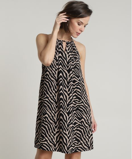 Vestido-Feminino-Curto-Halter-Neck-Estampado-Animal-Print-Zebra-Kaki-9644919-Kaki_1