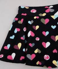 Short-Saia-Infantil-Barbie-Estampado-Preto-9762706-Preto_3