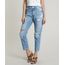 Calca-Jeans-Feminina-Boyfriend-Cintura-Media-Destroyed-com-Bolsos-Azul-Claro-9750186-Azul_Claro_1
