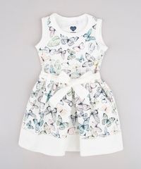 Vestido-Infantil-Estampado-de-Borboletas-com-Laco-Sem-Manga-Off-White-9804477-Off_White_1