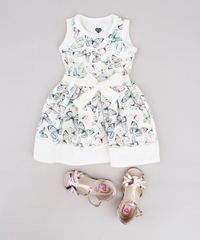 Vestido-Infantil-Estampado-de-Borboletas-com-Laco-Sem-Manga-Off-White-9804477-Off_White_3