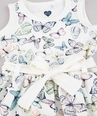 Vestido-Infantil-Estampado-de-Borboletas-com-Laco-Sem-Manga-Off-White-9804477-Off_White_4