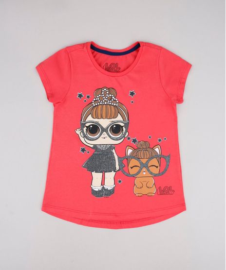 Blusa-Infantil-LOL-Surprise-Manga-Curta-Vermelha-9807007-Vermelho_1