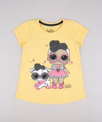 Blusa-Infantil-LOL-Surprise-Manga-Curta-Mostarda-9807006-Mostarda_1