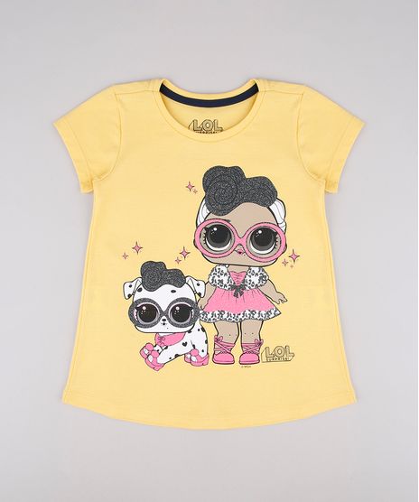 Blusa-Infantil-LOL-Surprise-Manga-Curta-Mostarda-9807006-Mostarda_1