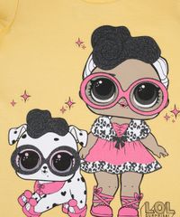Blusa-Infantil-LOL-Surprise-Manga-Curta-Mostarda-9807006-Mostarda_3
