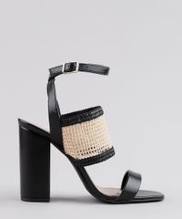 Sandalia-Feminina-Oneself-Salto-Alto-Grosso-com-Palha-Preta-9702583-Preto_1