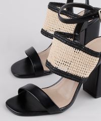 Sandalia-Feminina-Oneself-Salto-Alto-Grosso-com-Palha-Preta-9702583-Preto_2