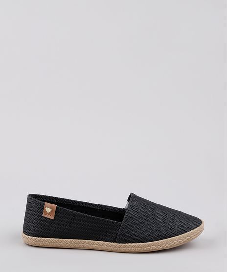 Espadrille-Feminina-Moleca-Texturizada-Tresse-Preta-9760713-Preto_1