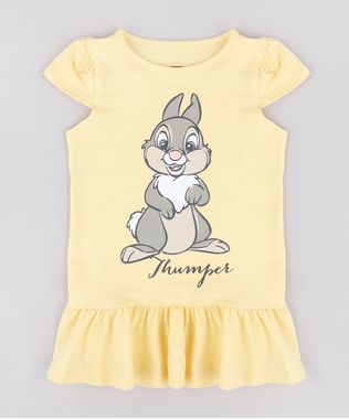 Vestido-Infantil-Tambor-Bambi-com-Babado-Manga-Curta-Amarelo-9742284-Amarelo_1
