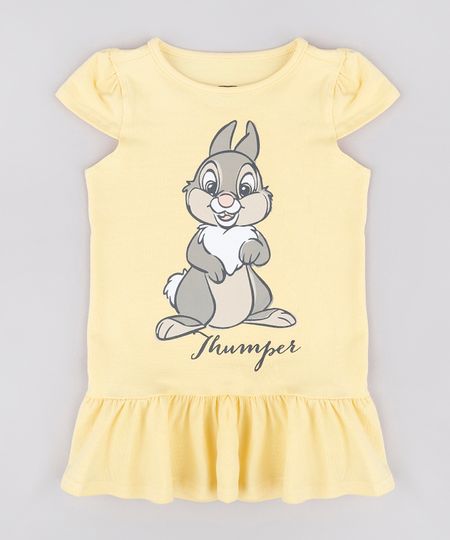 Vestido-Infantil-Tambor-Bambi-com-Babado-Manga-Curta-Amarelo-9742284-Amarelo_1