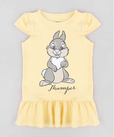 Vestido-Infantil-Tambor-Bambi-com-Babado-Manga-Curta-Amarelo-9742284-Amarelo_1