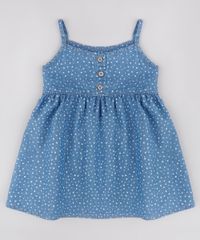 Vestido-Jeans-Infantil-Estampado-Poa-com-Alcas-Finas-Azul-Medio-9736016-Azul_Medio_1