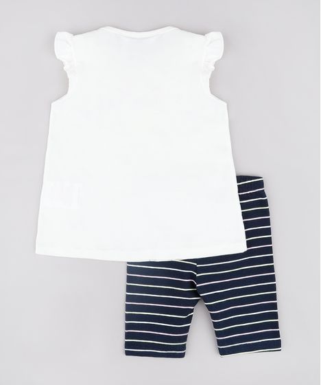 bermuda legging infantil