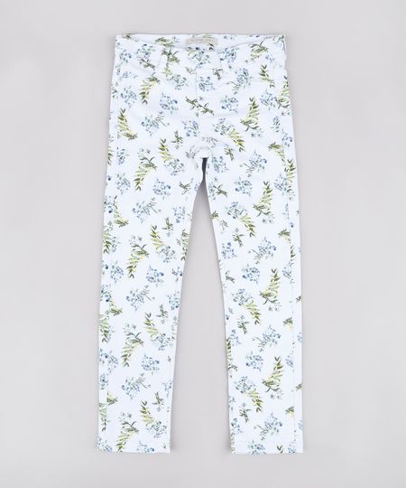 Calca-de-Sarja-Infantil-Estampada-Floral--Off-White-9744269-Off_White_1