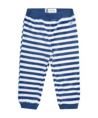 Calca-Listrada-em-Plush-de-Algodao---Sustentavel-Branco-8479366-Branco_1