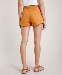 Short-de-Sarja-Feminino-Agua-de-Coco-com-Bordado-de-Frutas-Caramelo-9809274-Caramelo_2