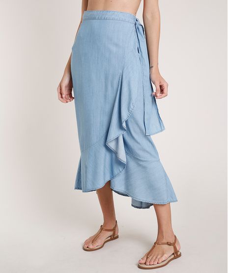 Saia-Jeans-Feminina-Agua-de-Coco-Midi-Envelope-com-Babado-Azul-Claro-9809275-Azul_Claro_1
