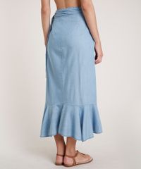 Saia-Jeans-Feminina-Agua-de-Coco-Midi-Envelope-com-Babado-Azul-Claro-9809275-Azul_Claro_2