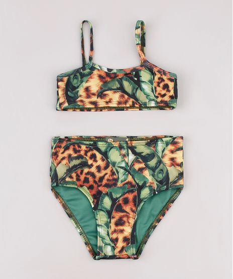 Biquini-Infantil-Agua-de-Coco-Estampado-Bananeira-Animal-Print-Onca-com-Protecao-UV50--Caramelo-9776563-Caramelo_1